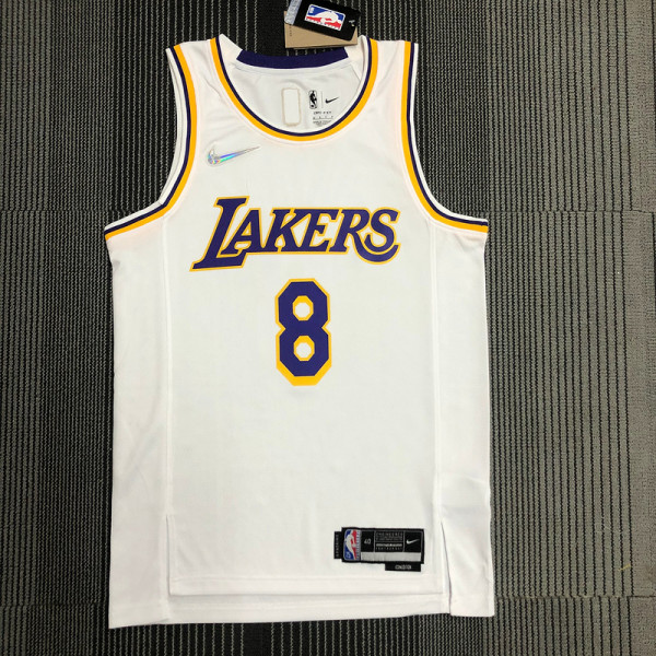 Men's Kobe Bryant White Team Jersey - 75th Anniversary Edition