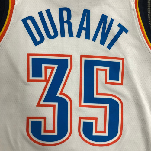 Kevin Durant Men's White Swingman Team Jersey - Association Edition