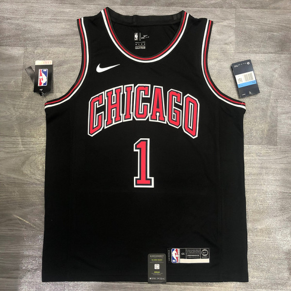 Derrick Rose Men's Black Player Jersey - Classic Edition