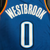 Russell Westbrook Men's Blue Swingman Team Jersey - Icon Edition