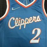 Men's Kawhi Leonard Blue Team Jersey - 75th Anniversary City Edition