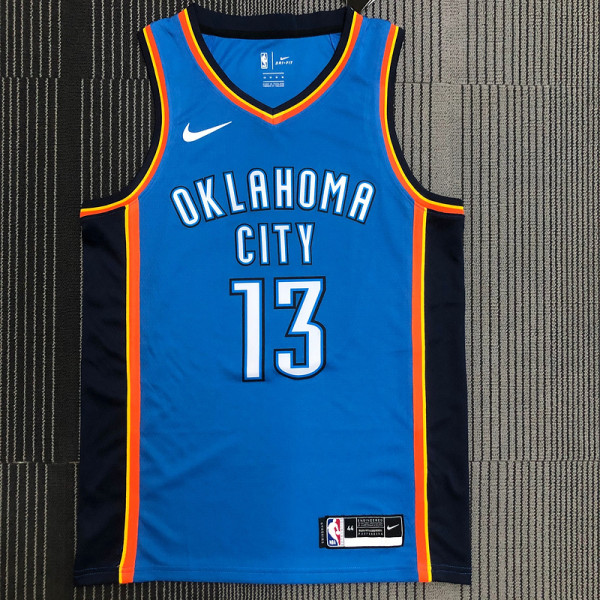 Paul George Men's Blue Swingman Team Jersey - Icon Edition