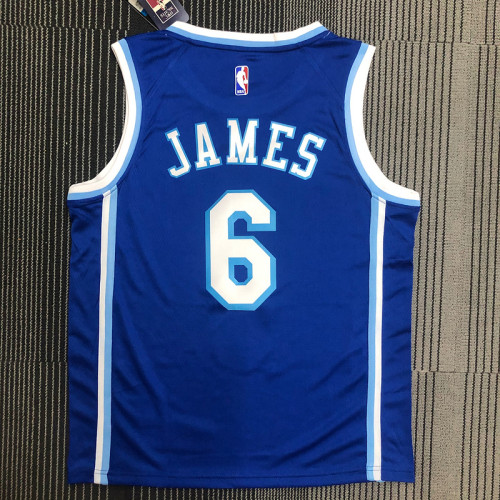 Men's LeBron James 2021 Blue Player Jersey - Classic Edition