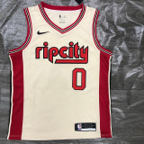 Men's Damian Lillard 2019-20 Cream Swingman Player Jersey - City Edition
