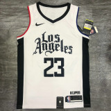 Men's Lou Williams 2020-21 White Swingman Player Jersey – City Edition