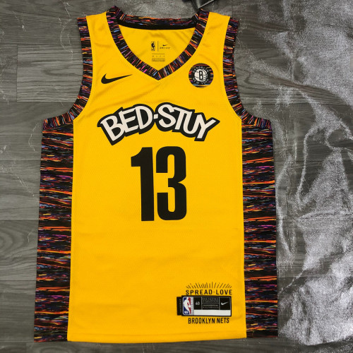 Men's Kevin Durant Yellow Swingman Player Jersey - Spread Love