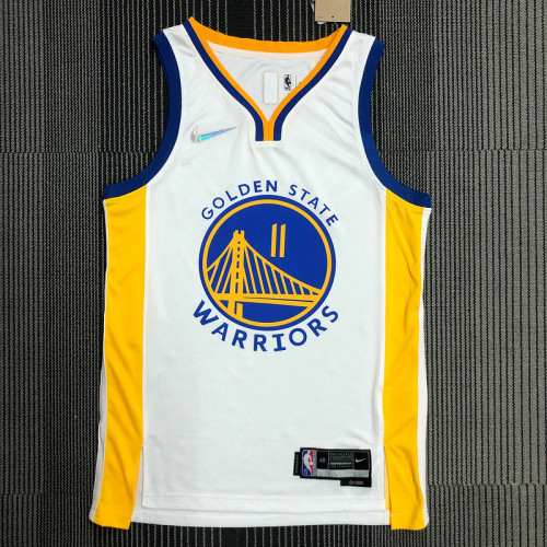 Men's Klay Thompson White Team Jersey - 75th Anniversary Edition