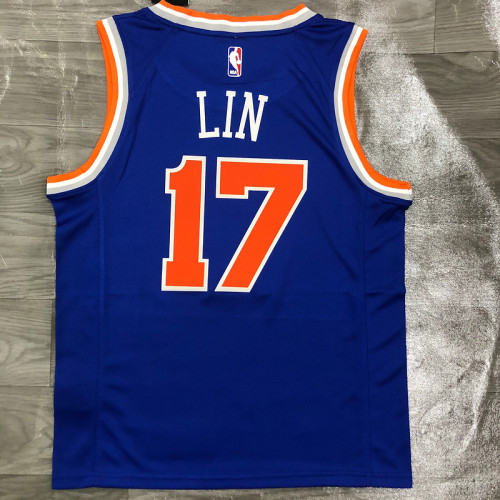 Men's Jeremy Lin Blue 2020-21 Swingman Player Jersey - Icon Edition