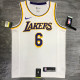 Men's LeBron James 2020-21 White Player Jersey - Retro Classical Edition