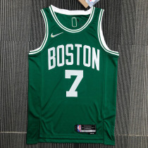 Men's Jaylen Brown Green Team Jersey - 75th Anniversary Edition