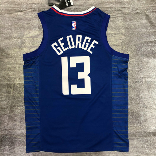 Men's Paul George Royal 2020-21 Player Jersey - Icon Edition