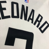 Men's Kawhi Leonard 2020-21 White Swingman Player Jersey – City Edition