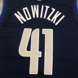 Men's Dirk Nowitzki Navy Swingman Player Jersey - Statement Edition
