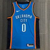 Russell Westbrook Men's Blue Swingman Team Jersey - Icon Edition