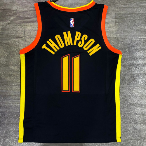 Men's Klay Thompson 2020-21 Navy Swingman Jersey - City Edition