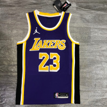 Men's LeBron James 2020-21 Purple Swingman Player Jersey - Statement Edition