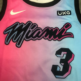 Men's Dwyane Wade 2020-21 Pink Swingman Player Jersey – City Edition