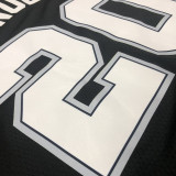 Men's Manu Ginóbili 2020 Black Swingman Player Jersey – City Edition