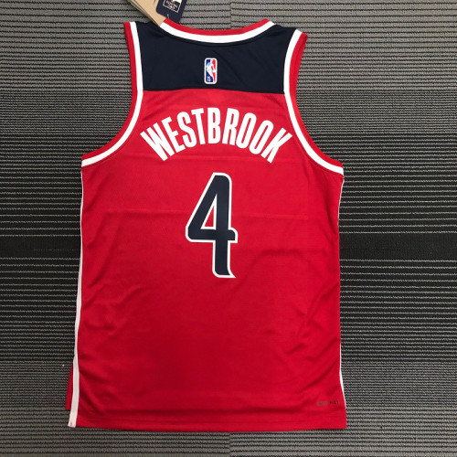 Men's Russell Westbrook Red Team Jersey - 75th Anniversary Edition