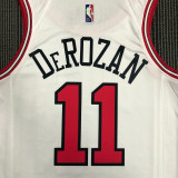 Men's Demar DeRozan White Team Jersey - 75th Anniversary Edition