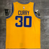 Stephen Curry Men's Yellow Player Jersey - Classic Edition