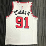 Dennis Rodman Men's White Swingman Team Jersey - Association Edition