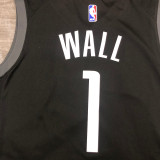 Men's John Wall Black 2020-21 Swingman Player Jersey - Statement Edition