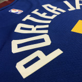 Michael Porter Jr Men's Blue Player Jersey- City Edition