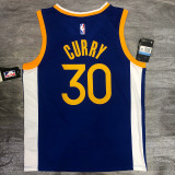 Stephen Curry Men's Blue Player Jersey - Icon Edition