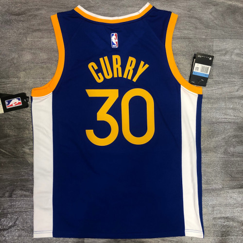 Stephen Curry Men's Blue Player Jersey - Icon Edition