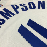 Men's Klay Thompson White Team Jersey - 75th Anniversary Edition