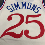 Ben Simmons Men's White Player Jersey- City Edition