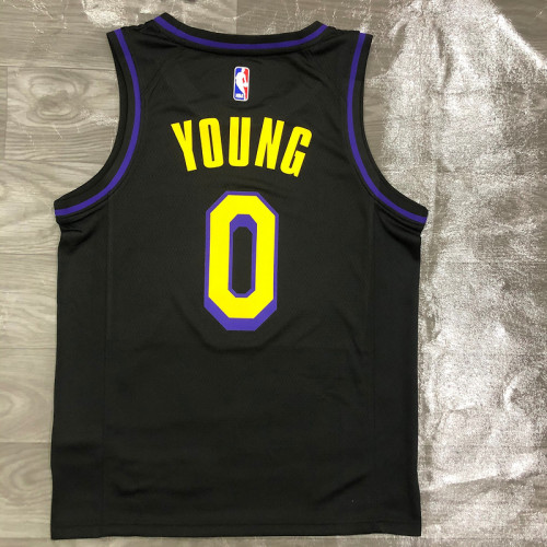 Men's Nick Young 2020-21 Black Swingman Player Jersey - Noche Latina