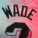 Men's Dwyane Wade 2020-21 Pink Swingman Player Jersey – City Edition