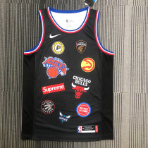 Men's Co-branded Black Swingman Player Jersey - Limited Edition