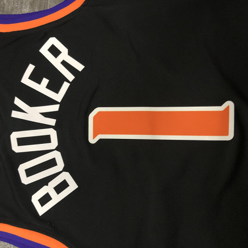 Devin Booker Men's Black Swingman Team Jersey - Statement Edition