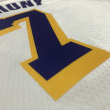 Carmelo Anthony Men's White Swingman Team Jersey - Association Edition