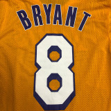 Kobe Bryant Men's Yellow Player Jersey - Throwback Edition
