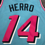 Tyler Herro Men's Blue Player Jersey - Retro Classic Edition