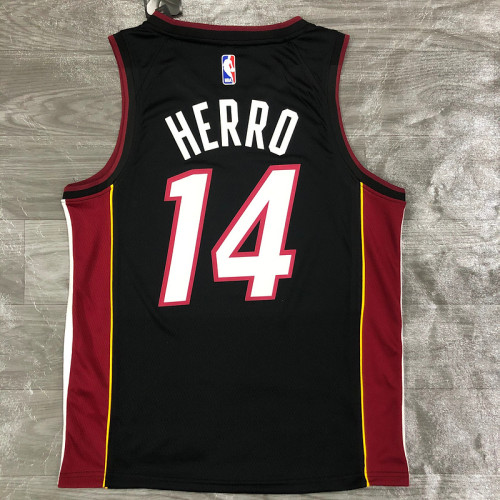 Men's Tyler Herro 2020-21 Black Swingman Player Jersey - Icon Edition
