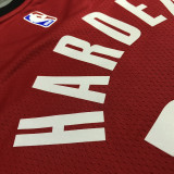 James Harden Men's Red Swingman Team Jersey - Icon Edition