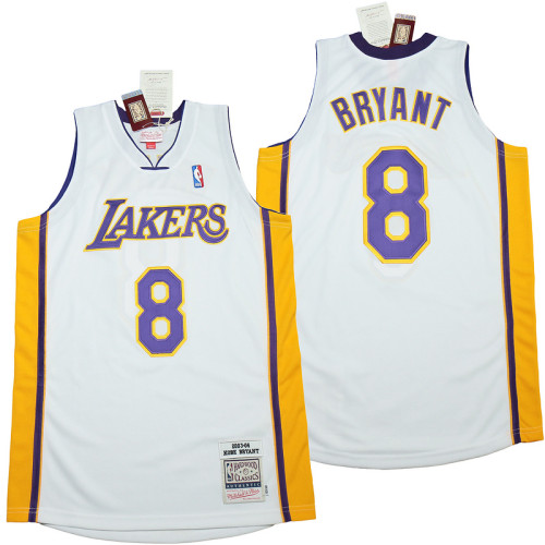 Kobe Bryant #8 White 2003-04 Retro Classics Authentic Jersey