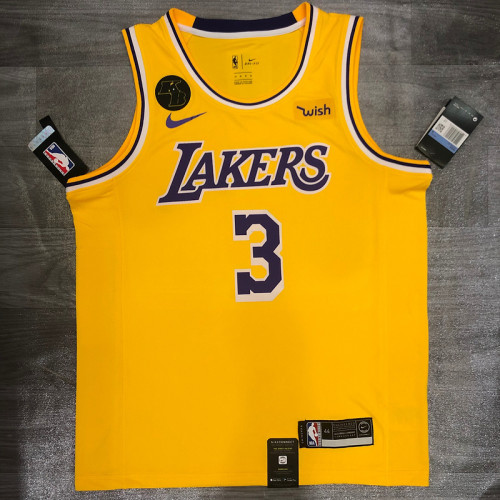Anthony Davis Men's Yellow Player Jersey - Retro Classic Edition