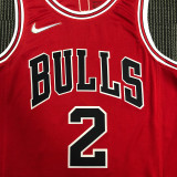 Men's Lonzo Ball Red Team Jersey - 75th Anniversary Edition