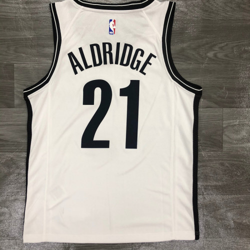 Men's LaMarcus Aldridge White 2020-21 Swingman Player Jersey – Association Edition