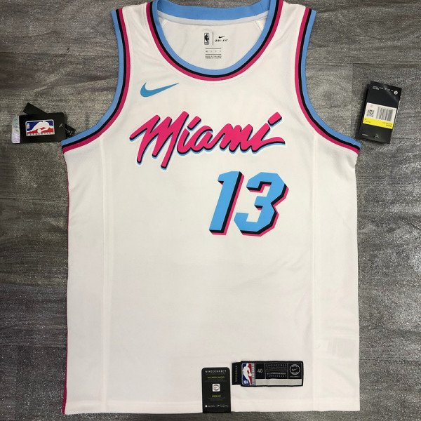 Bam Adebayo Men's White Player Jersey - Classic Edition