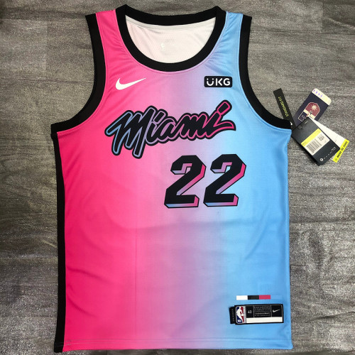Men's Jimmy Butler 2020-21 Pink Swingman Player Jersey – City Edition