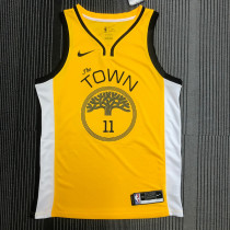 Men's Klay Thompson V-neck Yellow Player Jersey - Statement Edition
