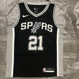 Men's Tim Duncan Black Swingman Player Jersey - Icon Edition