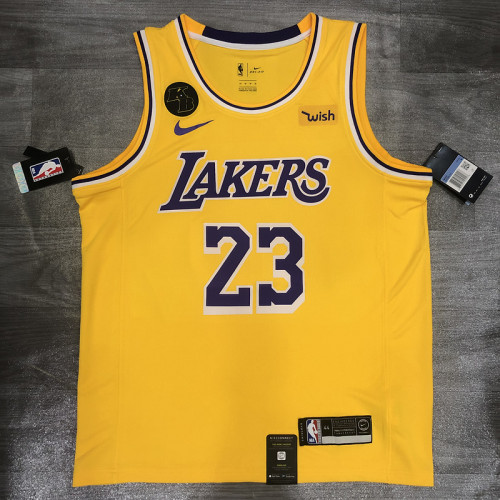 LeBron James Men's Yellow Player Jersey - Retro Classic Edition